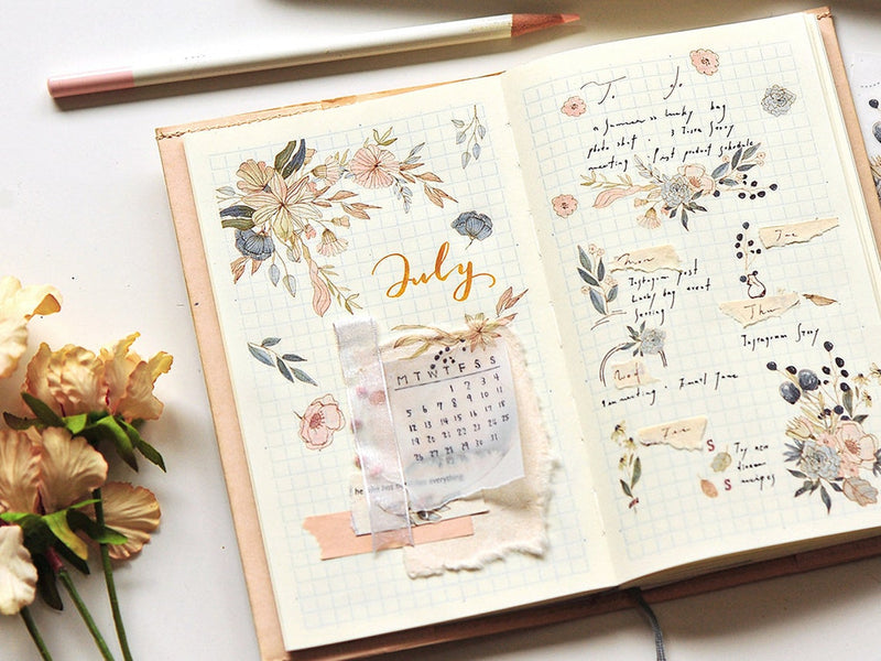 MU Print-on Stickers - Be Always Blooming