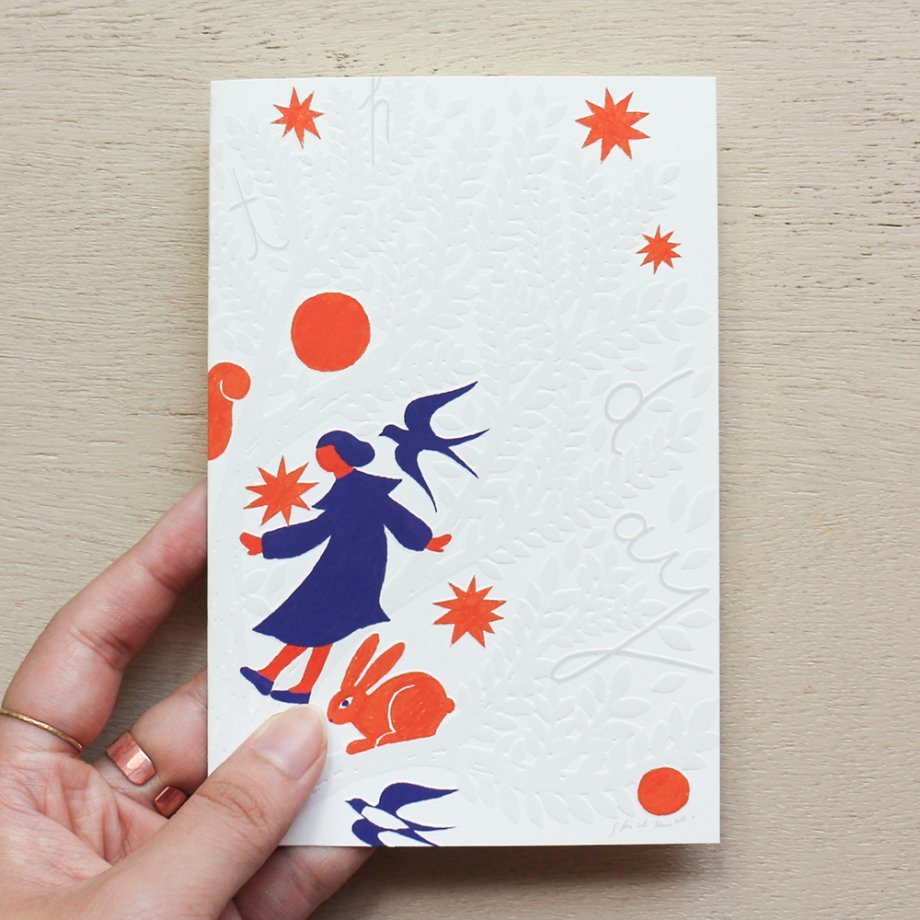 Nishi Shuku Birthday Card - Tree
