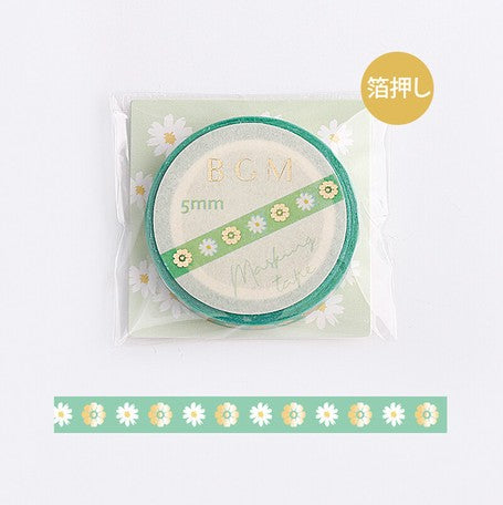 Slim Washi Tape - Flowers