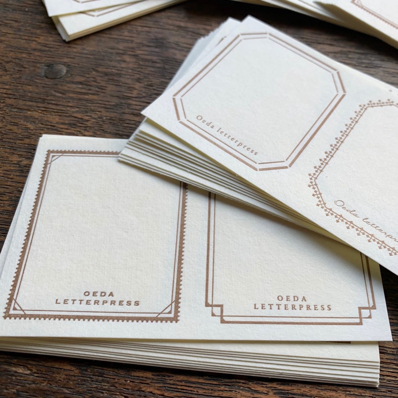 Letterpress Stickers Set
