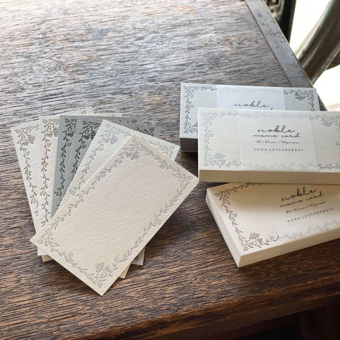 Letterpress Noble Note Cards