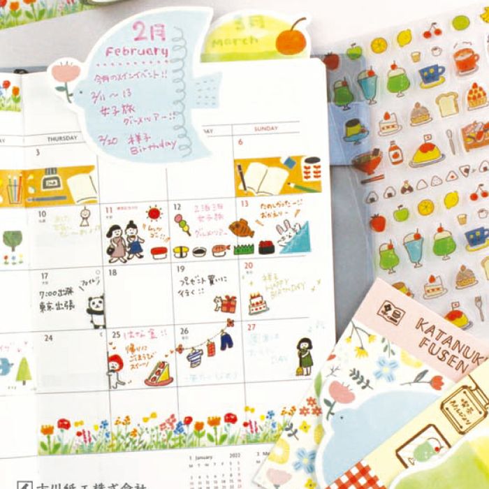 Planner Stickers - Happy Flowers