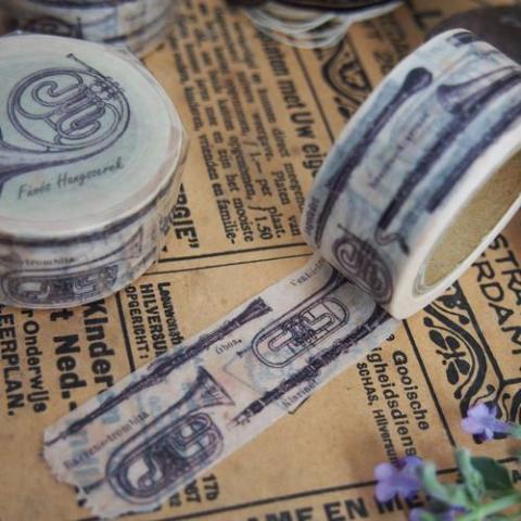 Washi Tape - Fúvós Hangszerek