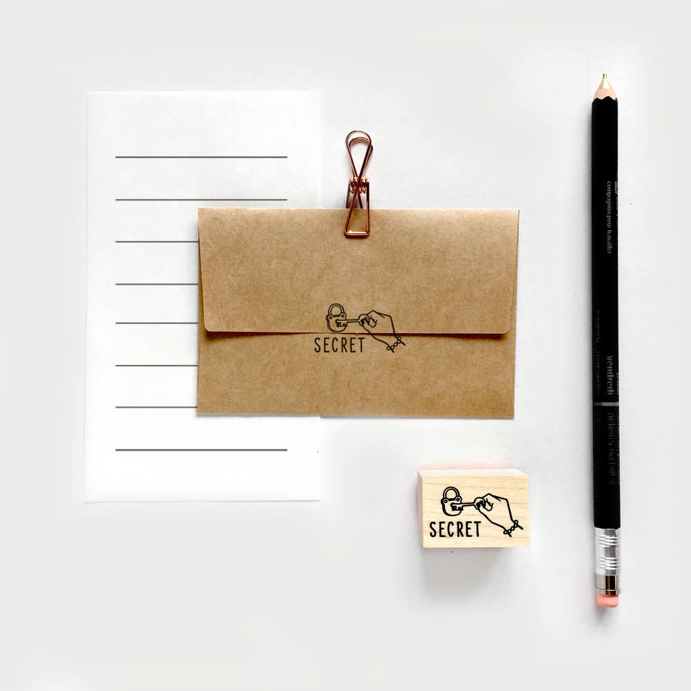 Rubber Stamp - Secret