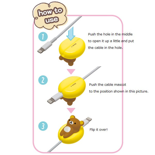 Sumikko Gurashi / Charging Cable Clip - Lizard
