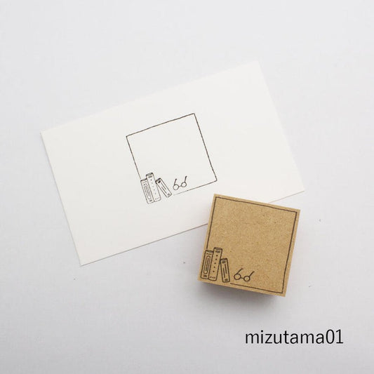 mizutama / Rubber Stamp - Square