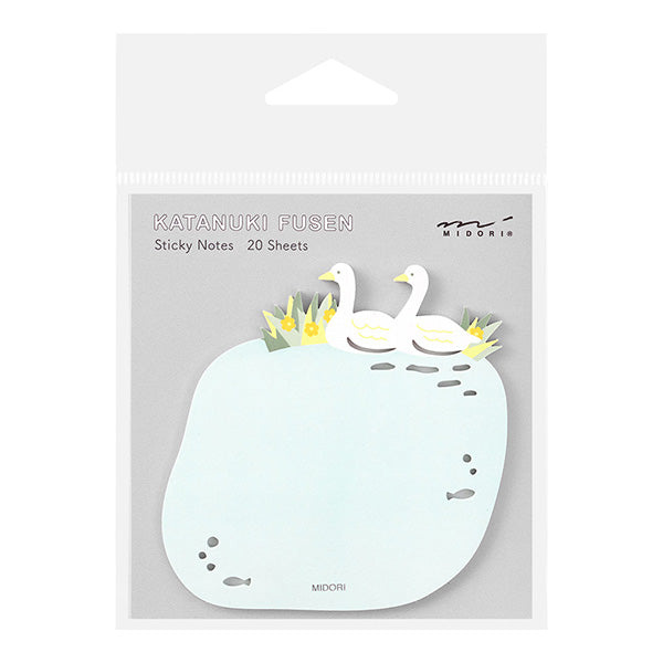 Die-cut Sticky Note - Swan