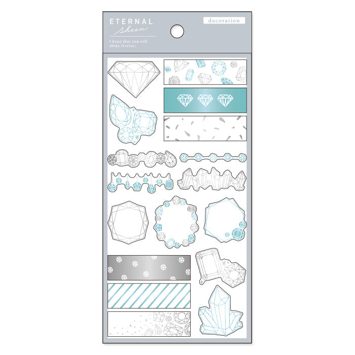 Clear Shiny Stickers - Jewel