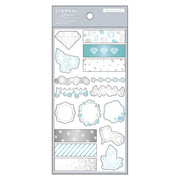Clear Shiny Stickers - Jewel