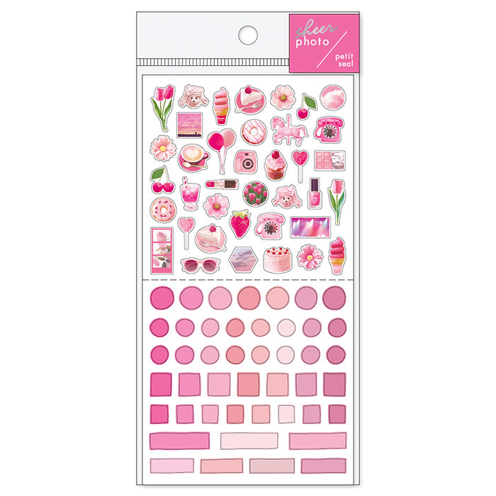 Petit Photo Stickers - Pink