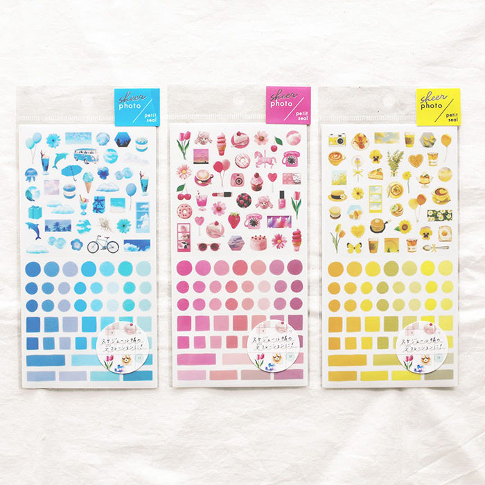 Petit Photo Stickers - Pink
