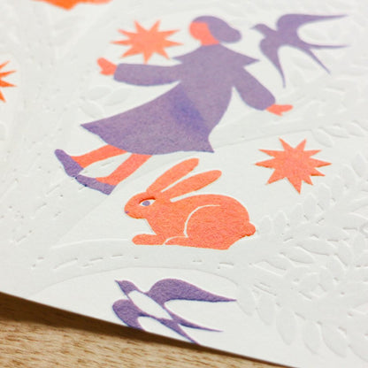 Nishi Shuku Birthday Card - Tree