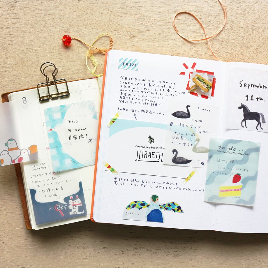 Subikiawa Tracing Paper Sticky Note - Cake