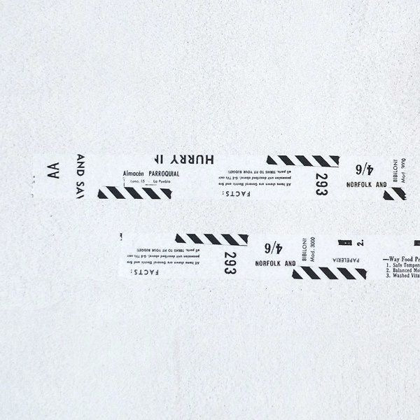 Yohaku / Washi Tape - Black and White