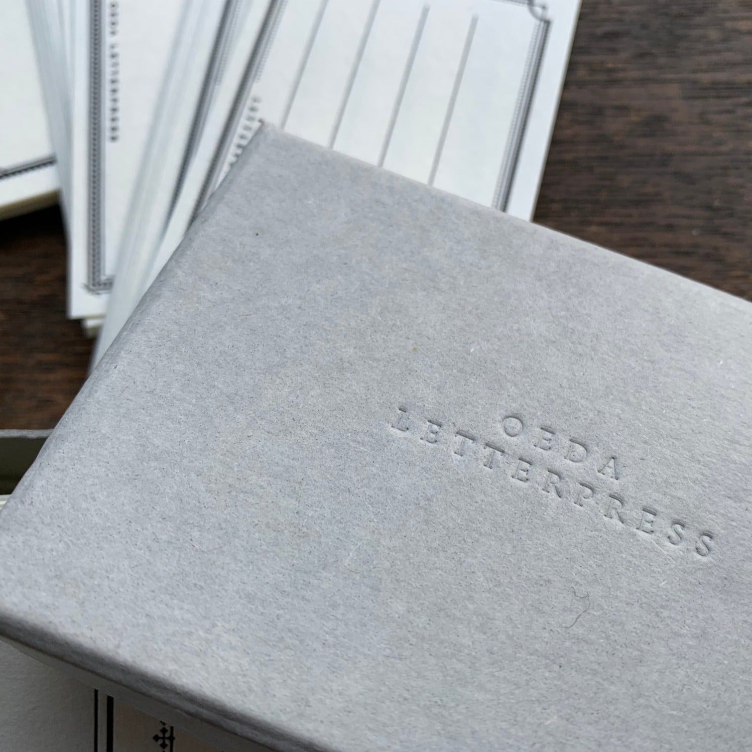 Letterpress Stickers Set