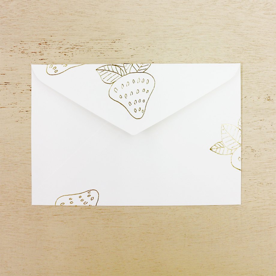 Necktie / Birthday Card - Strawberry Cake