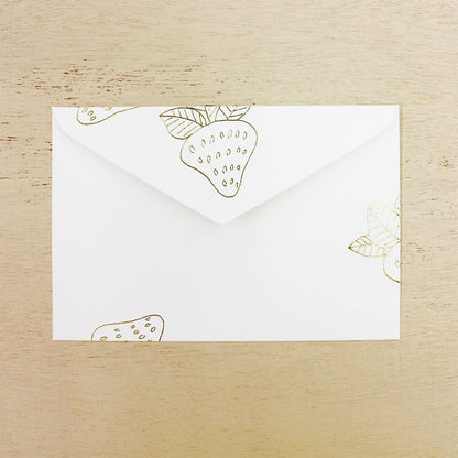 Necktie / Birthday Card - Strawberry Cake