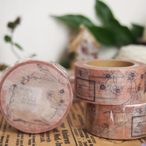HUTTE Washi Tape - Botanical