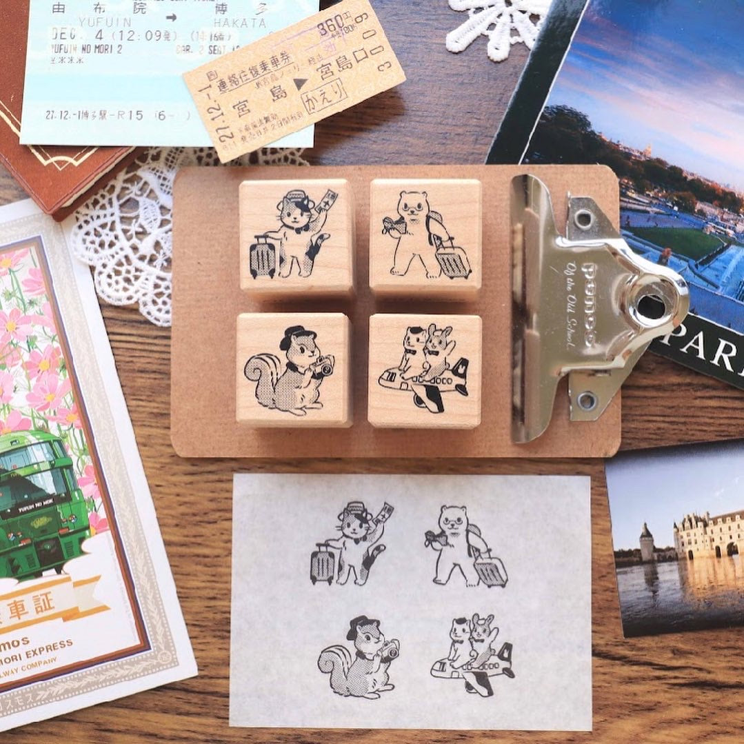 CTFJ x Maruco Art Rubber Stamp - Trip to Japan
