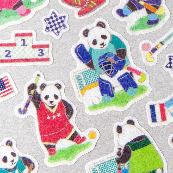 Animal Sports Stickers - Hockey