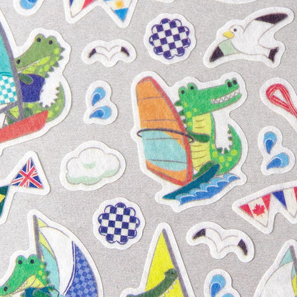 Animal Sports Stickers - Sailing