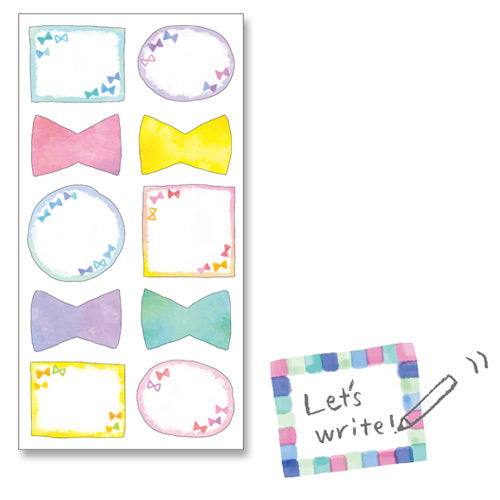 Last Stock Ribbon Frame Stickers