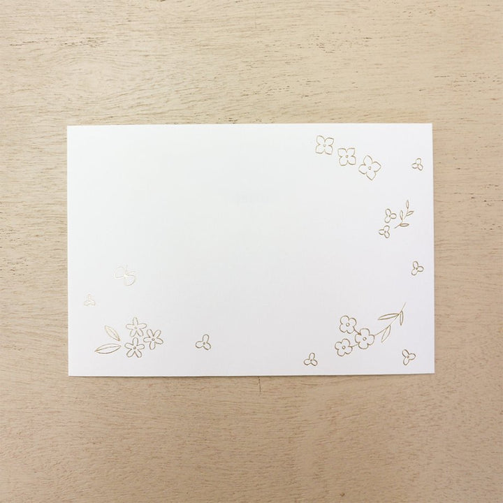 Midori Asano Birthday Card - Botanical Pink