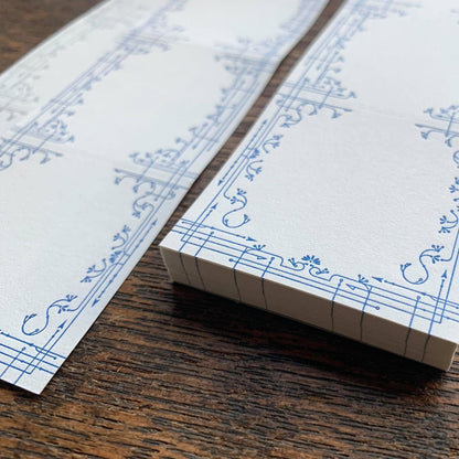 Letterpress 3 Patterns Label Book - Classic