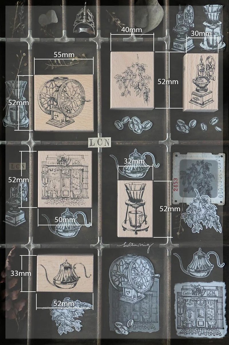 LCN Coffee Stamp Set - Vol.2