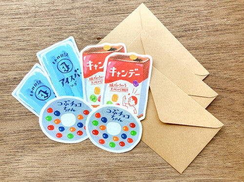 Retro Japan Letter Set - Snacks