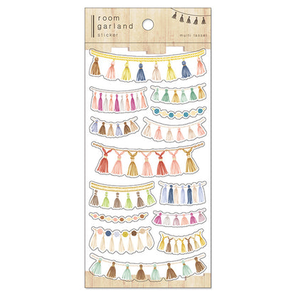 Last Stock Garland Stickers - Colorful Tassel