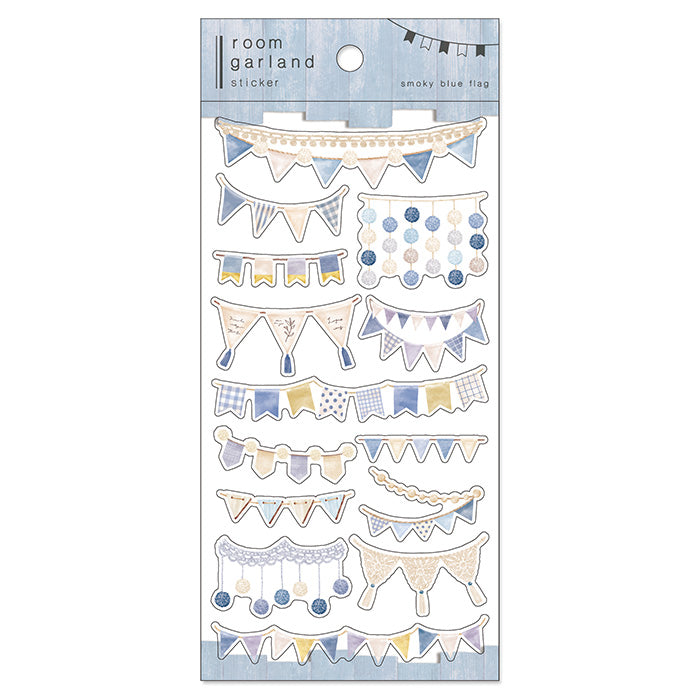 Garland Stickers - Smoky Blue