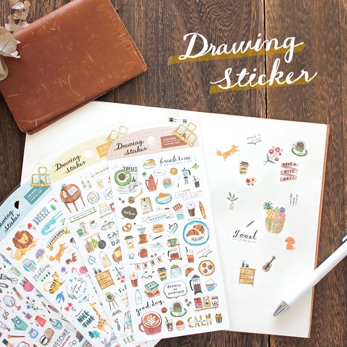 Drawing Stickers - Flowers