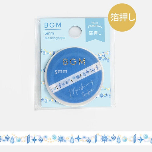 Slim Washi Tape - Crystals