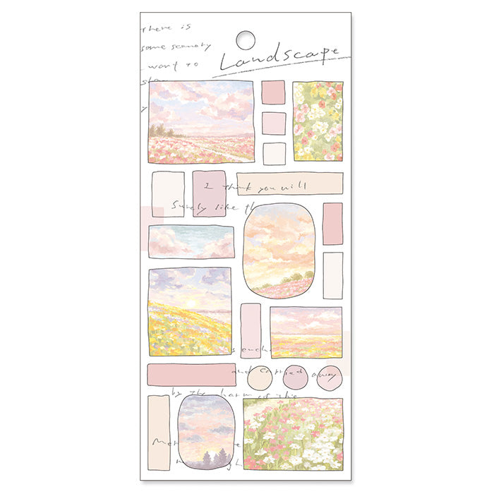 Landscape Stickers - Rosy Cloud (茜雲)