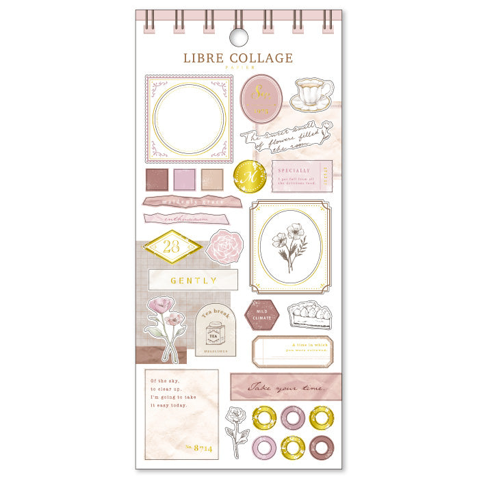 Collage Stickers - Pink