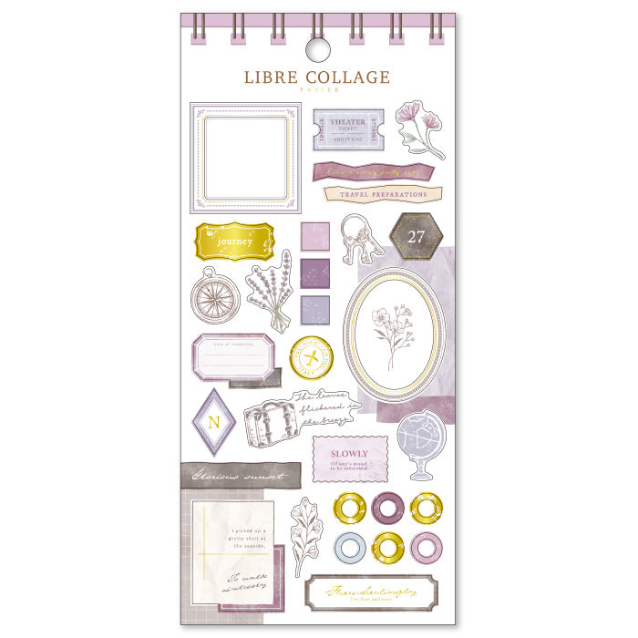 Collage Stickers - Purple