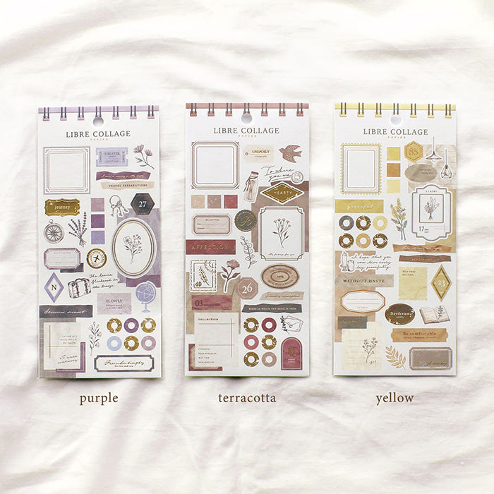 Collage Stickers - Yellow