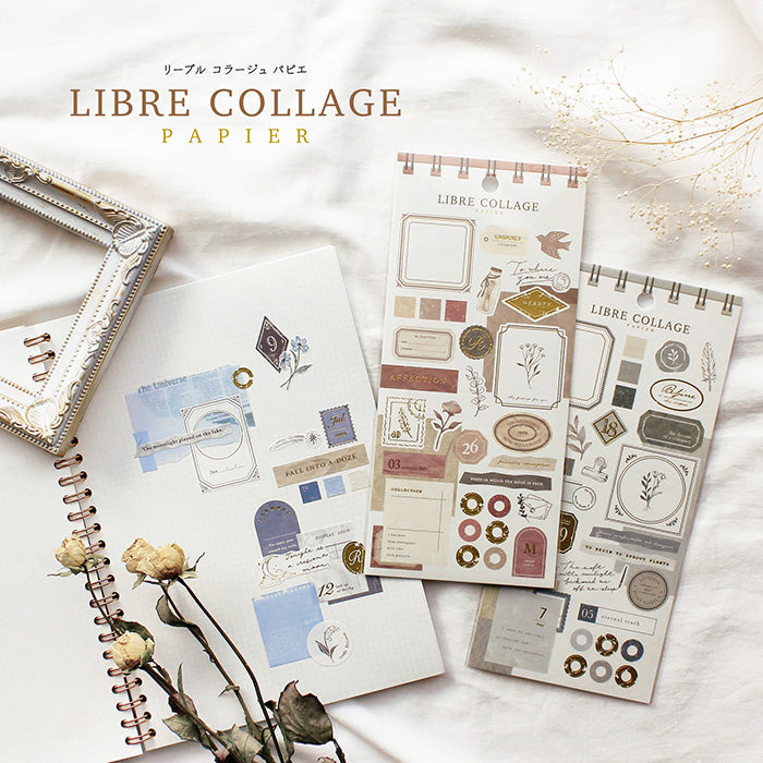 Collage Stickers - Ivory