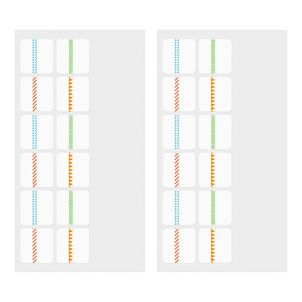Planner Slim Index Stickers - Color Patterns