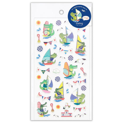 Animal Sports Stickers - Sailing