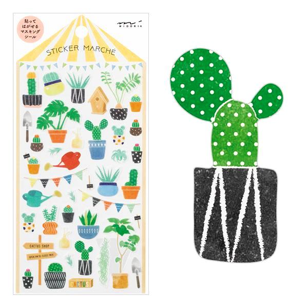 Stickers Marche - Cactus