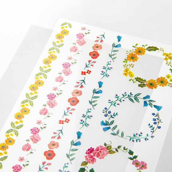 Print-on Stickers - Flowers