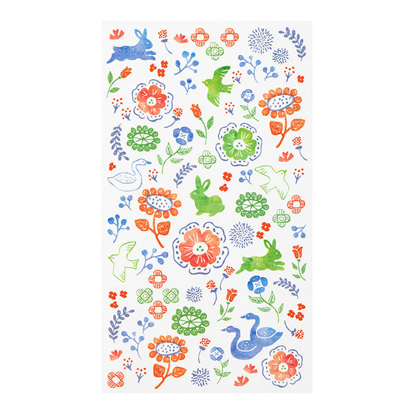 Print-on Stickers - Colorful Textile