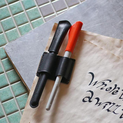 The Superior Labor Clip Leather Pen Holder (2 holders)