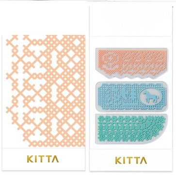KITTA Clear Stickers - Lace