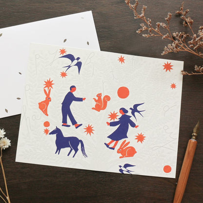 Nishi Shuku Birthday Card - Tree
