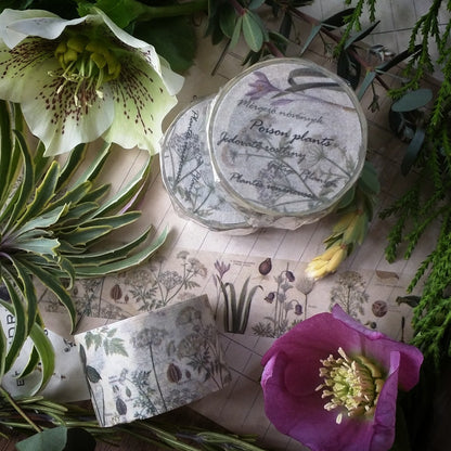 Sunny Sunday Washi Tape - Poison Plants