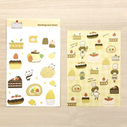 mizutama / Deco Stickers Set - Yummy Cakes (2 sheets)