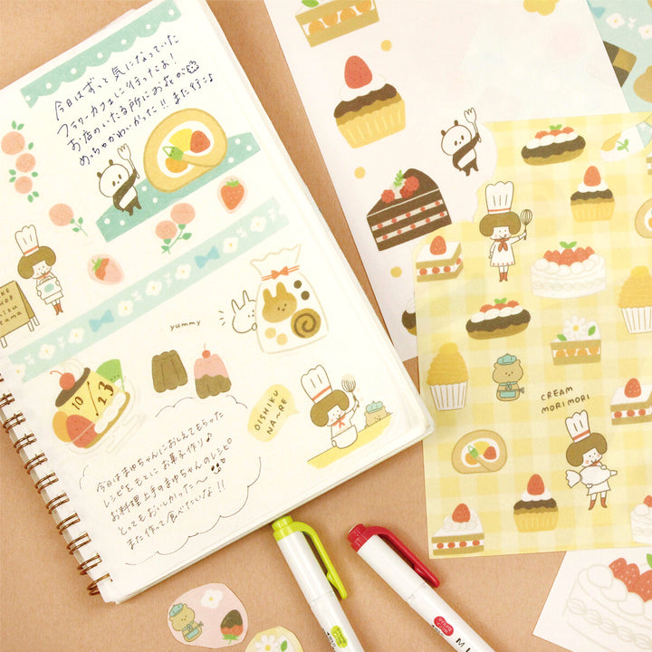Limited Edition Deco Stickers Set - Cake Shop (2 sheets)